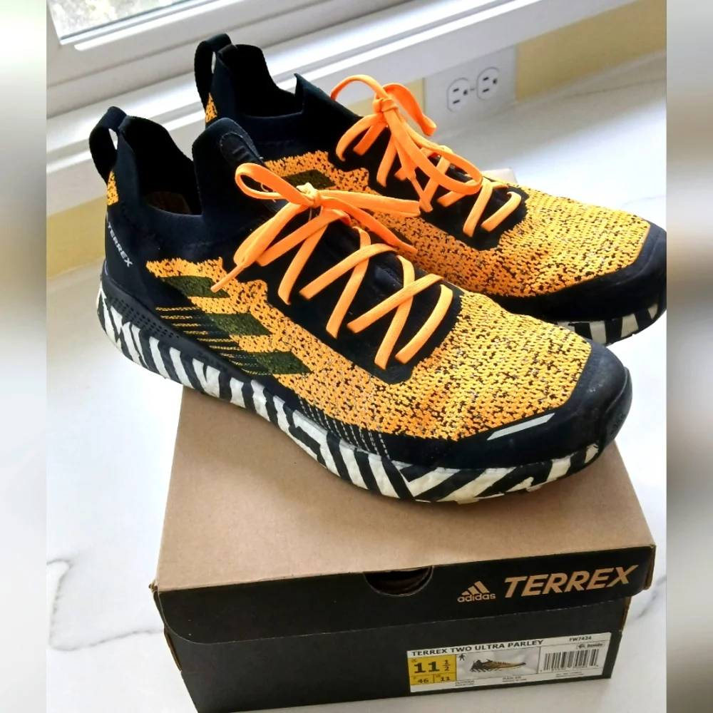 Adidas Terrex Two Ultra Parley - Vibrant Orange and Black
